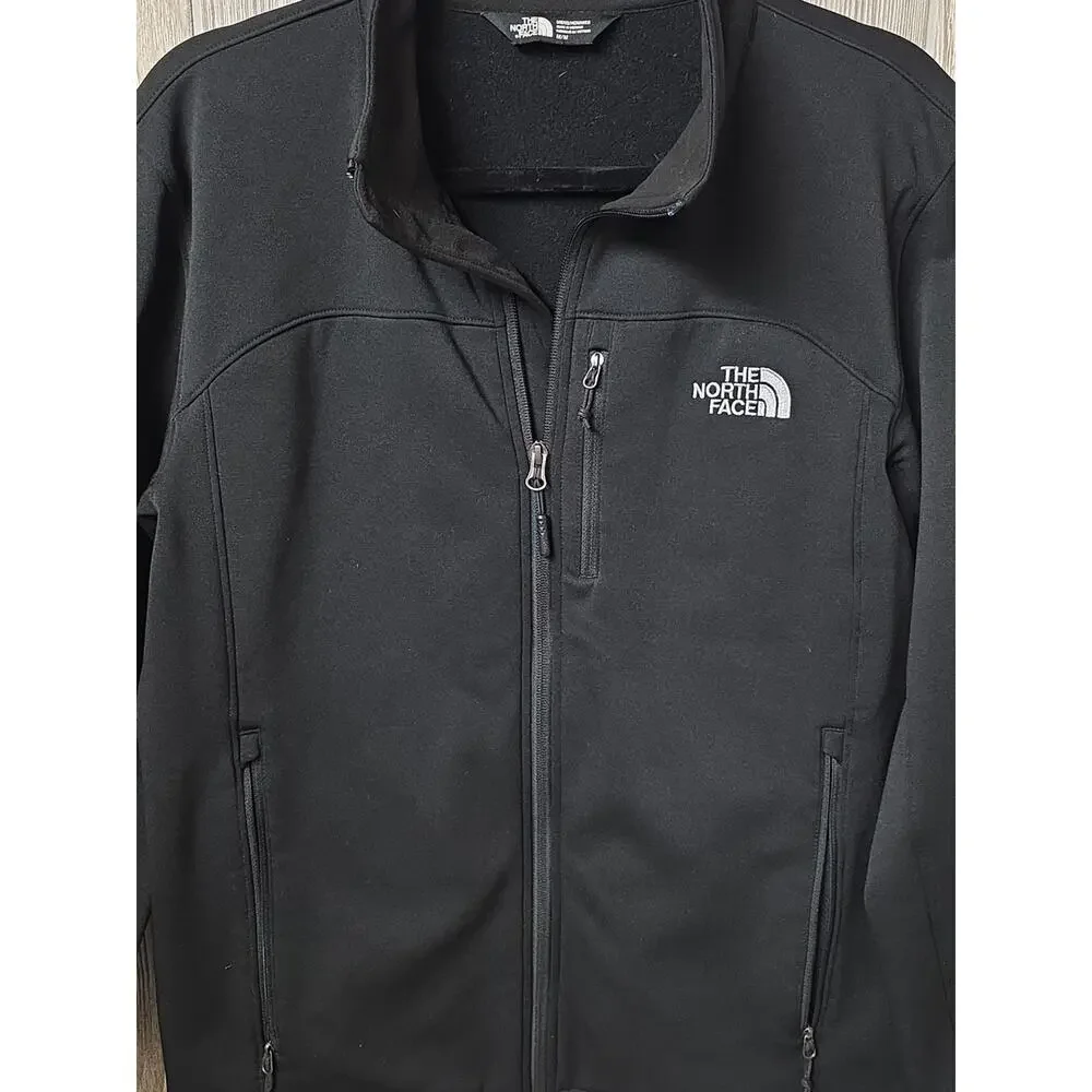 The North Face Mens Black Apex Softshell Jacket Size Medium